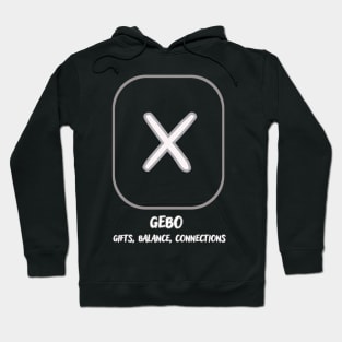 The Nordic rune Gebo Hoodie